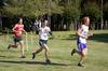 Drake Ott, senior athletic training major, competes in the Union University Cross Country Invitational. The men's cross country team finished third in the invitational.  - Photo by Anne Richoux