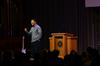 Christopher Yuan, author of <em>Out of a Far Country</em>, speaks in chapel.  - Photo by Anne Richoux