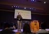Taylor Worley, associate dean for spiritual life, speaks in chapel on "The Life of Trees," based on Colossians 2:6-7. - Photo by Jacob Moore