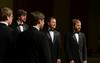 The mens choir performs at First Baptist Church during the annual fall choral concert. - Photo by Jacob Moore