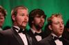 Russ Parrish, junior theology major, sings with the choir in the chapel during "A Union Christmas." - Photo by Zac Calvert