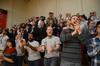 Students cheer on the Bulldogs during Union's first game as a member of the Gulf South Conference. - Photo by Jacob Moore