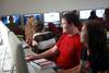 Students enjoy using new computers in the Digital Media Studies lab. - Photo by Kristi McMurry