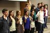 The new officers of the Student Government Association swear in during the first meeting of the semester. - Photo by Matt McDaniel