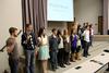 New officers in Student Government Association swear in during the first meeting of the semester. - Photo by Matt McDaniel