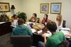 Students take in Jacqueline Taylor's advice on building a resumè. - Photo by Matt McDaniel