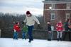 Homecoming guests enjoy an ice skating rink as a part of the Winter Wonderland. - Photo by Anne Richoux