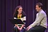 Ben Mandrell, pastor of Englewood Baptist church in Jackson, TN, speaks in chapel with his wife Lynley for the Crabtree Family Life Series. - Photo by Morris Abernathy