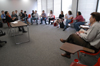 Poet Li-Young Lee came to Union to workshop some poems with creative writing students. - Photo by Kristen Hiller