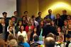 University Singers perform at Psalmfest during the Read, Pray, Sing conference in the Grant Center.  - Photo by Anne Richoux