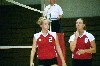 09/250/02 - No. 2 Erin Bayne (junior from Troy, IL) and No. 8 Jennie Glassey (junior from Carlsbad, CA) 