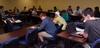 4/16/13 - Business students listen to a lecture and take notes during class. - Olivia Wallace