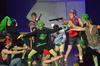 The men of Lambda Chi Alpha perform their alien invasion small group act for the 16th annual Variety Show.  - Photo by Morris Abernathy