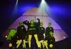Members of Lambda Chi do a dance routine during the fraternity's performance at the 16th annual Variety Show. - Photo by Jacob Moore