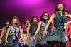 Members of Chi Omega perform an adaptation of "Annie" during the 16th annual Variety Show held at the Carl Perkins Civic Center. - Photo by Jacob Moore