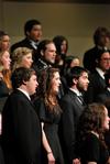 The University Singers perform in the Spring Choral Concert at First Baptist Church.  - Photo by Anne Richoux