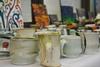 Students sell their art at the annual mother's day pottery sale as a way to raise money for the Potter's Guild, as well as earn income for themselves.  - Photo by Olivia Wallace