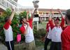 05/126/14 - The men of Jarman win the Union Cup at the Union Field Day event presented by Residence Life.