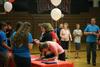 08/227/14 - New students check in with Residence Life and get their keys during move-in day.