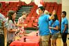 08/227/14 - Resident advisors help students check in and get keys during new student move-in day.