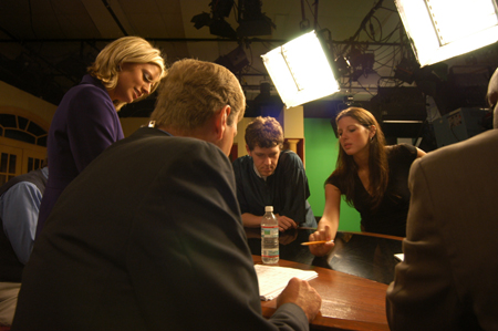 8/26/03 - Senior Elizabeth Shackleford worked as a producer on WBBJ’s 10 o’clock news during her senior year. 