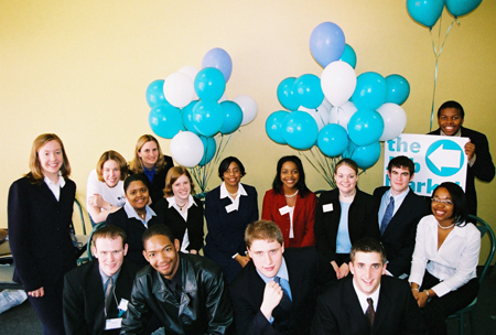 The Career Services team and SIFE wolunteers celebrated a successful Job Market event that Union hosted.