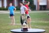04/117/15 - The Union Cup sits on a table waiting to be rewarded to the winning building at Res Life's Field Day.