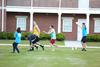 04/117/15 - A team of students participate in a race as part of Field Day on the lawn outside the Bowld Student Commons. 