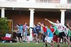 04/117/15 - The last few students left in the balloon toss competition attempt to win during Field Day. 