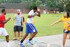 08/234/15 - Jordan Montgomery, junior political science major, and Charlie Wilson, junior, run through color powder at the end of the Residence Life 1/2K where teams from each building competed for Union Cup points.