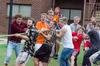 09/272/15 - Men of Grey valiantly endure during the tug-of-war in the annual DF Olympics on the Heritage Complex lawn.