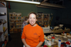 Senior Sarah Orr spent her Day of Remembrance filling thanksgiving baskets at the Regional Inter-Faith Association’s food warehouse. - Photo by Morris Abernathy