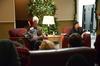 11/334/15 - Tradition continues with the reading of the Christmas story by the university president, Dub Oliver, and wife, Susie, in the McAfee Commons. 