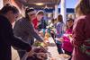 03/65/16 - Students and their families feast on burgers and hot dogs at the Residence Life Grill Out during Sibling Weekend. 