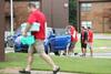 08/232/16 - Faculty and staff pitch in on new student move-in day to help unload cars and carry belongings. 