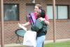 08/232/16 - A new student meets her resident advisor during new student move-in day. 