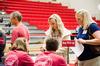 08/232/16 - New students check in to pick up their keys before moving in.