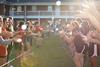 05/122/17 - Students compete in the balloon toss during Res Life's Field Day.