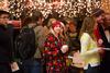 12/341/17 - Students get settled in McAfee Commons with their cookies and hot chocolate before the annual Christmas with the Olivers event.
