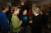 First Lady Lanese Dockery spoke with students in the McAfee Commons shortly before President Dockery's annual reading of the Christmas story. - Photo by Morris Abernathy