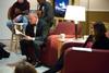 12/341/17 - Dub Oliver, president of the university, reads from the Bible during Christmas with the Olivers. 