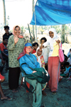 1/18/05 - Suwaktimah (subarb of Meulaboh), is an Indonesia village where senior Amy McCutcheon spent her time
helping aid villagers affected by the tsunami. Meulaboh received the most destruction and had the least amount of survivors.