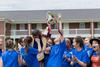 04/117/19 - Residents of Craig celebrate winning the Union Cup after Res Life Field Day.