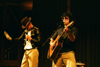 08/25/02 - The Kings: Bailey as the King of Pop and Bean as the King of Rock n' Roll at their comedy show during New Student Orienation 2002.