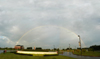 A rainbow over the West Lawn. - Photo by Morris Abernathy
