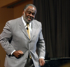 3/15/05 - Beeson Divinity School professor Robert Smith spoke to Union students March 16 about God's awful grace, and said that type of grace is necessary if Christians are to appreciate God's amazing grace.