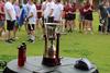 04/117/21 - The Union Cup sits on the table before the Res Life Field Day event, where it will be presented to the winning building.