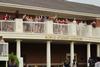 04/117/21 - Students celebrate the winners of the Union Cup during Res Life's Field Day.
