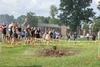 08/234/21 - Students make their way through the mud pit during the Residence Life 1/2K.