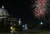 09/268/21 - Union family and friends enjoy a fireworks show during Union Night. 
